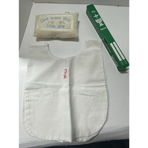 Vintage Baby Boy Baptism Outfit 6–9M Made in USA Christening Set And Accessories - Picture 10 of 10